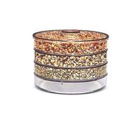 Stewit Sprout Maker with 4 Compartments for Multi Purpose Use - Plastic Grocery Container Sprouted Grains Seeds Dal Channa Chole Ragi Organic Spr