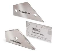 StewMac Precision Fret Guitar Tool Trio, Imperial - String Action Gauge, Fret Rocker, Fret Kisser for Guitar Setup & Repair