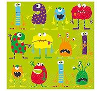Stewo 2572752545 Monster Napkins 33 x 33 cm, Pack of 20