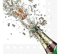 Stewo Camus Champagne design 3 ply printed paper napkin 20 Pack - 33x33cm