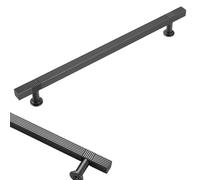 Steytemd Kitchen Cabinet Handles Modern, 2 Pack Cupboard Handles Grey, with Screws-192mm/7.6in