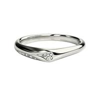 Stfery 9K/14K/18K Gold Angel Wings Moissanite Wedding Ring Unisex