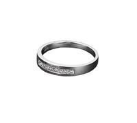 Stfery Diamond Engagement Rings for Couples White Gold 14 Kt, Classic Half Eternity Men's Ring Gold Wedding Band with Princess Natural Diamonds 0.3ct 14 Karat Size O 1/2