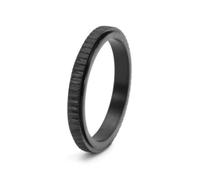 Stfery Gear Ridged Stainless Steel Spinner Ring for Women