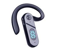STFMHEZ Bluetooth Earpiece, Single Ear Bone Conduction Headset Handsfree, Bluetooth V5.2 Earphone Noise Canceling Mic, Digital Display Voice Control Answering Wireless Headphone Sports Business