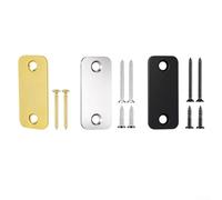 StFor ainless Steel Door Hole Cover for Filling Empty DeFor adbolt Cutouts For and Dust Debris Entry Through Door Edges (2*black)