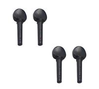 STFRBTH 4PCS Violin Tuning Pegs, Black String Adjusters for Fiddle with Pre-drilled Holes