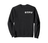 STFU - Shut The F### Up - Retro faded vintage statement Sweatshirt