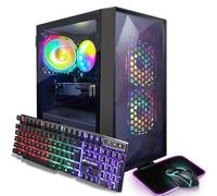 STGAubron Gaming PC Computer Desktop, Intel Core i5-8600 up to 4.3G, Radeon RX 550 4G,16G DDR4, 512G SSD, WiFi 6 5G, BT 5.2, RGB Fan x3, Windows 11 Home