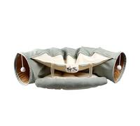 STGBCST Cat Tunnel, Crawling Tunnel, Play Tent with Tunnel Rabbit Tunnel for All Cats, Rabbits, Puppies and Small Animals, 90 cm, Bring Toy Ball (Style 2)