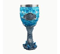 Stgbcst Game of Thrones 3D Creativity Goblet Vintage Resin Holy Grail Drinking Cup 21 x 10 cm Resin Coffee Cup for Halloween Bar Party Accessories (Blue Dragon Goblet)