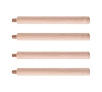 Stgfyxgs 4 Pcs Hamster Play Platforms Legs Pillars Pet House Wooden Stand Cage Accessories for Mouse Rat