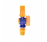 Stgfyxgs Adjustable Nozzle Flat Head Water Jet Round Blow Built-In Control PP POM Lightweight Design Suitable For Cleaning Dehumidifying Industrial Settings, 1/8 12MM, Flat With Switch