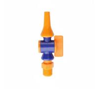 Stgfyxgs Adjustable Nozzle Flat Head Water Jet Round Blow Built-In Control PP POM Lightweight Design Suitable For Cleaning Dehumidifying Industrial Settings, 1/8 6MM, Round With Switch