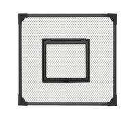 Stgfyxgs Aquarium Replacement Lid, DIY Assembly, Anti-Jump Net, Black Aquarium Lid Accessory, Multifunctional, Setup, 30x30cm