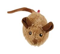 Stgfyxgs Automatic Motion Mouse Interactive Cat Toy Realistic Exercise Interaction Chaser Pet Supplies Sound, Brown