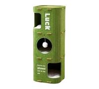 Stgfyxgs Cat House, Cat Tree, 3-story, Cute, Multi-purpose, Playhouse for Cats And Kittens in The House, Play And Rest Hideaway, Hiding Place, Green