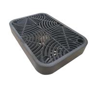 Stgfyxgs Cat Litter Box, Litter Tray Accessories, Removable, Portable, Non-Slip, Easy to Clean, Pet Supplies, Black