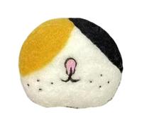 Stgfyxgs Cat Nose-shaped Whisker Holder, Pet Beard Holder, Simple Refrigerator Decoration, File Folder Ornament, black and yellow