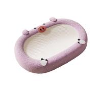 Stgfyxgs Cat Scratching Post, Oval Scratching Post for Kittens, Plant Pot for Sofa, Carpet, Couches, Purple