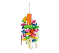 Stgfyxgs Colorful Parrot Toy Hanging in The Garden Cage, Lovebird Toy, Large Birds, Birds
