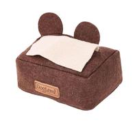 Stgfyxgs Dog Sniffing Toy, Tissue Box, Bowl, Food Food Game, Hide And Seek, Treat Dispenser, Interactive Toy, brown