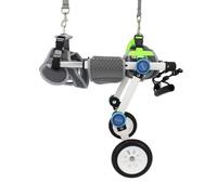 Stgfyxgs Foldable Mobility Aid Dog Cart with Lightweight Alloy Frame and Padded Support Customizable fit and Foldable Design for Transport Suitable for pet, XS Deluxe Edition, Deluxe Edition