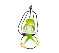 Stgfyxgs Frog Figurine, Animal Sculpture, Housewarming Gift, Fun Resin Collectible, Garden Statue for Pond,