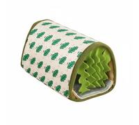 Stgfyxgs Hamster Tunnel Nest Burrow With Privacy Entry And Washable Mat TPU Waterproof Layer And Warm Lining suitable for guinea pigs hamsters sugar gliders indoor housing play corners, S