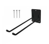 Stgfyxgs Industrial Rack Heavy Duty Tool Organizer Storage Rack Double Prong Hook Iron with Non Suitable for Garage Workshop Utility Room, Blk Po Bag No Label