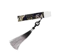 Stgfyxgs Keyboard Strap Keyboard Strap Lanyard Pendant Tassel Bronzing Cloth Build With Curved Fit Buckle Hold Elevates Aesthetic And Personalized Style, Black, Koi White Acc