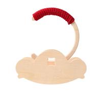 Stgfyxgs Parrot Playground, Wooden Perch, Versatile And Comfortable Table Stand, Parakeet Training Play Stand, Red