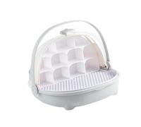 Stgfyxgs Silkworm Breeding Container with Carrying Handle, gray