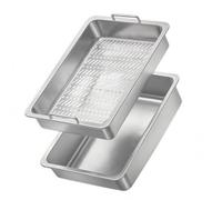 Stgfyxgs Stainless Steel Sift Cat Toilet with Mesh Tray Removable Trays Stainless Steel Sift Cat Toilet Non Homes, M