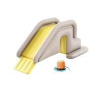 Stgfyxgs Swimming Pool Slide, Portable Inflatable Slide, Gray