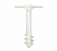 Stgfyxgs Umbrella Stand with Helical Flutes, 3-Spiral | screw-in, Umbrella Ground Anchor, Lightweight, for Beach, Garden, Beachgoers,