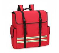 Stgfyxgs Waterproof Fire Hose Pack Rugged Firefighting Bag Backpack Large-Capacity Transport Oxford Cloth Visible Stripes Suitable for Wildfire Response Field Work Outdoor Use, Array, Red