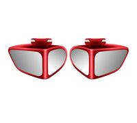 STGLLGTS 2PCS Car Blind Spot Mirror for Dodge Charger LX LD 7/6/5.Gen|SXT/GT/RT/SCAT/SRT Hellcat 2015-2025, 360° Rotate HD Glass Double Mirror Design Reversing Assist Mirror,Red