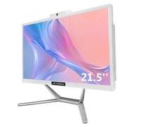 STGsivir All-in-one PC Desktop Computer, 21.5" FHD Display, Core i5 up to 3.6 GHz, 16 GB RAM, 512GB SSD, WiFi, Bluetooth 5.0, Windows11P64, White, for Office & Entertainment