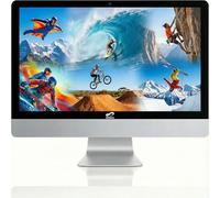 STGsivir All-in-one PC Desktop Computer, 24" FHD Display, Core i7 up to 4.0GHz, 16GB RAM, 1TB SSD, WiFi, Bluetooth 5.0, Windows11 Pro, White, for Office & Entertainment