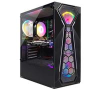 STGsivir Gaming PC, Gaming Computer Desktop Tower, AMD 3000G 3.5GHz, AMD RX 580 8GB, 16GB DDR4 RAM, 512GB SSD, 600M WiFi, BT 5.0, Windows 11