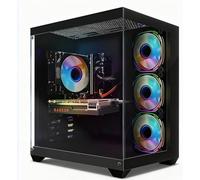 STGsivir Gaming PC, Gaming Computer Desktop Tower, GeForce RTX 2060 Super 8GB GDDR6, Ryzen 5 3400G up to 4.2GHz, 16GB DDR4 RAM, 1TB SSD, WIFI 6, BT5.0, RGB Fan x3, Windows11 PRO