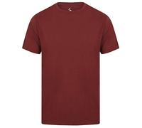 Sth. Shore Kinsley Basic Plain Coloured Crew Neck T-Shirt - Chocolate Truffle - XL