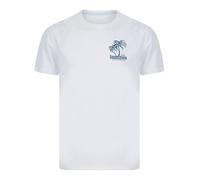 Sth. Shore Men's 'Bramley' Reverse Print Surf Motif Cotton Jersey Crew Neck T-Shirt Bright White