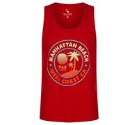 Sth. Shore Men's Manhattan Beach Motif Print Cotton Vest Top