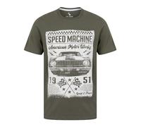 Sth. Shore Men's 'Speed Machine' Vintage Graphic Print Cotton Crew Neck T-Shirt