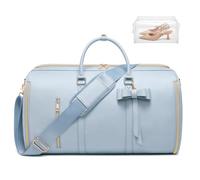 STHMEOOHT Garment Bags for Travel, Convertible Suit Travel Bag for Women, Blue