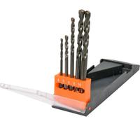 Sthor Universal Wood Masonry Drill Bits Set 5 Pcs Sizes 4-10 mm Hex Shank -21695