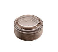 STHOYN Dental Denture Cleaning Case Elderly Adult Invisible False Teeth Container Orthodontic Retainer Portable Travel Pressure Denture Soaking Container Cleaning(Black)