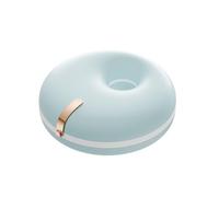 STHOYN Denture Cleaning Case with Magnetic Suction Cover Does Not Lose False Teeth Container Portable Small Tool Denture Soaking Container(Blue)